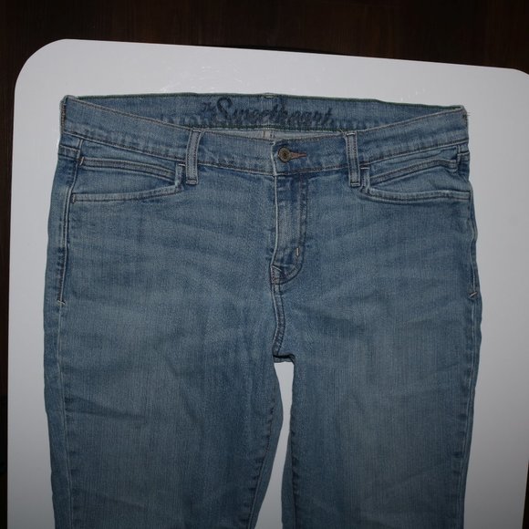 Old Navy the Sweetheart Flower Floral Jeans w34x30 - Picture 2 of 8